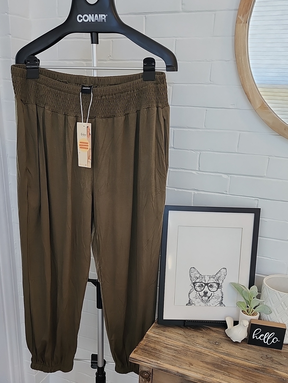 Olive Jogger Pants - 2xl